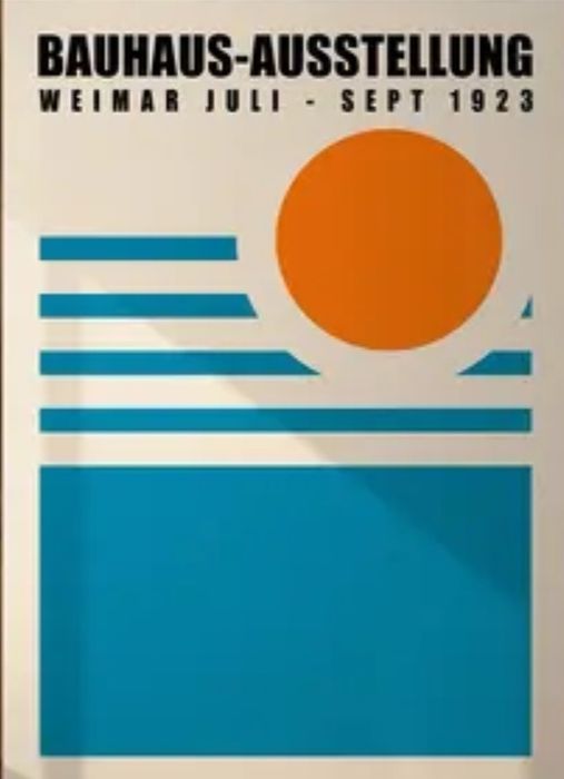 Bauhaus - diversas telas  (para quadro) alta qualidade