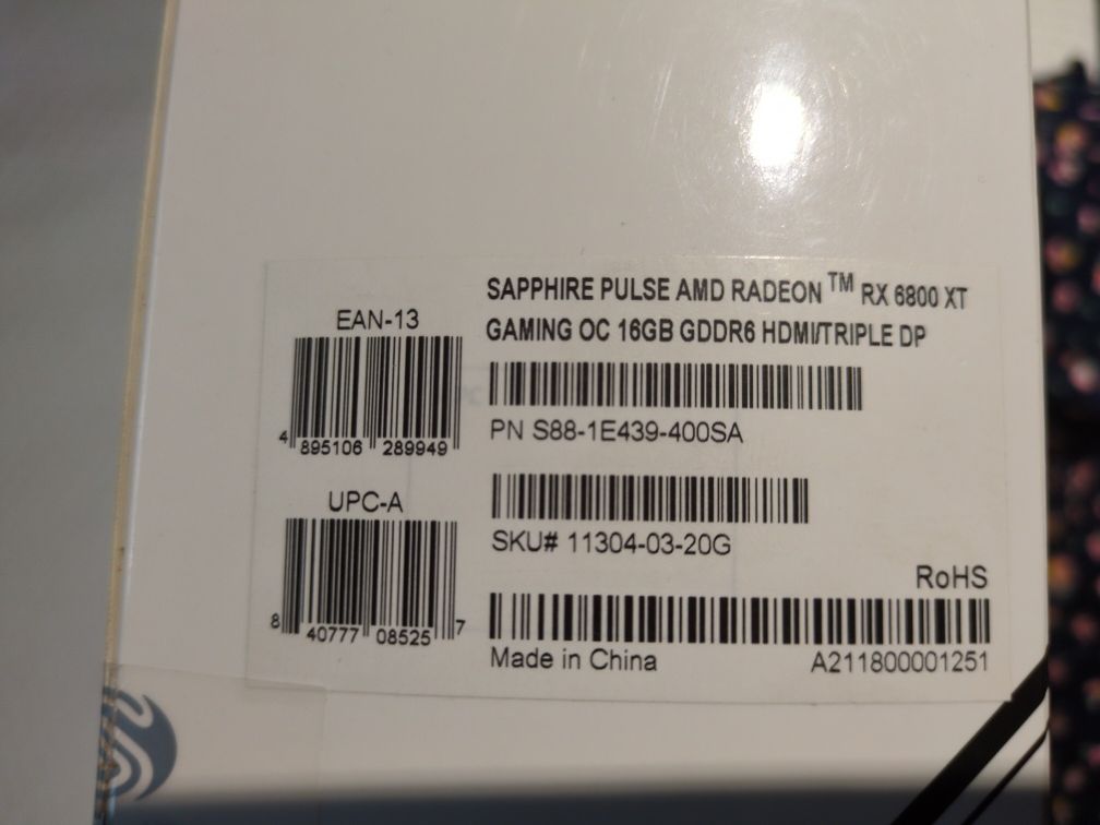Karta graficzna Sapphire Pulse rx6800xt
