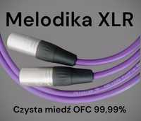 Interkonekt 2x 1m XLR Melodika MDC1230 OFC