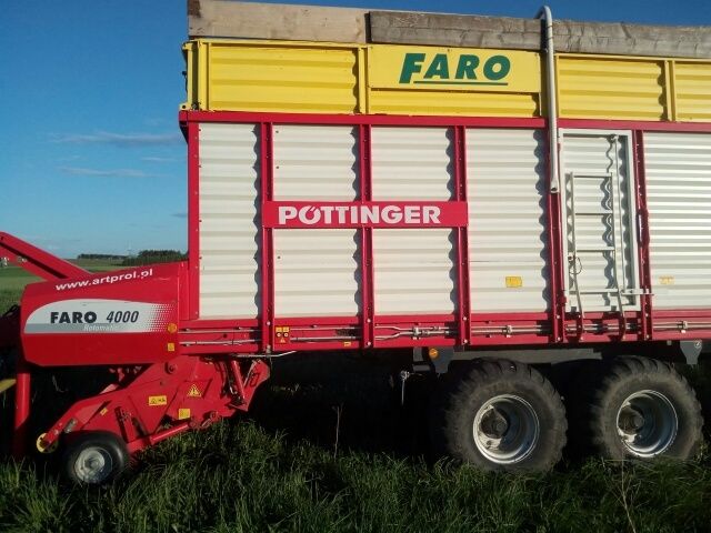 Przyczepa Pottinger do zielonki Faro 4000