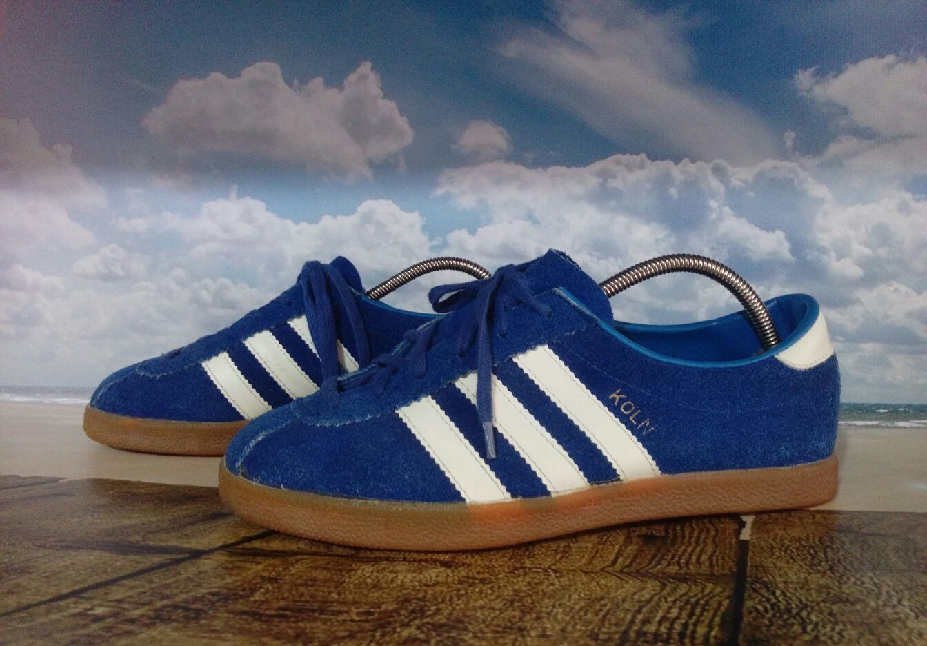 Оригінал Adidas Koln 23.5 см. вінтажні шкіряні замшеві кросівки