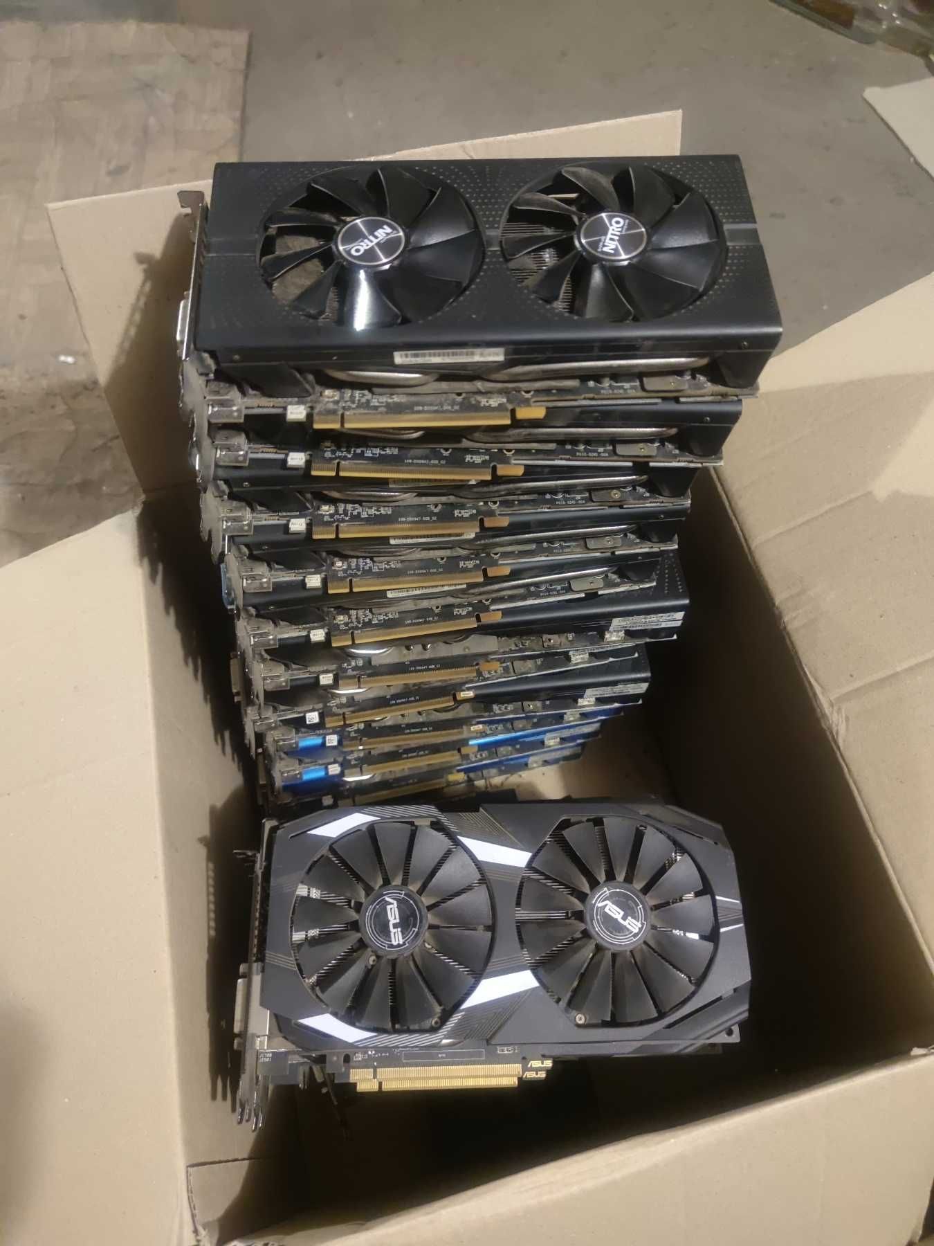 Продам видеокарты AMD Radeon RX 470, 480, 570, 580.