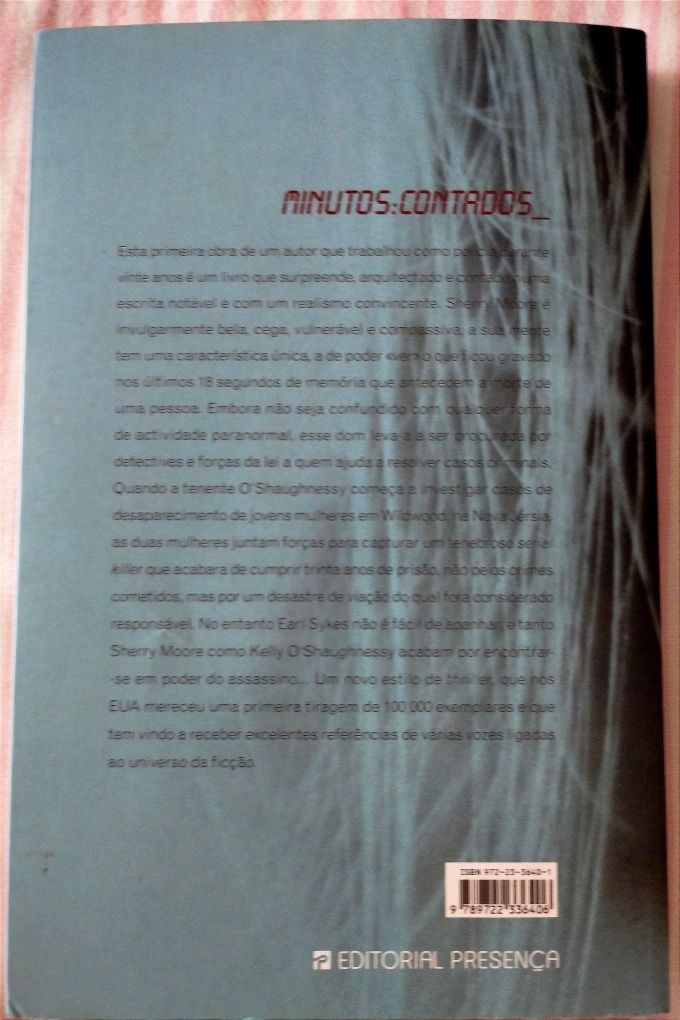 Livro thriller 18 segundos
