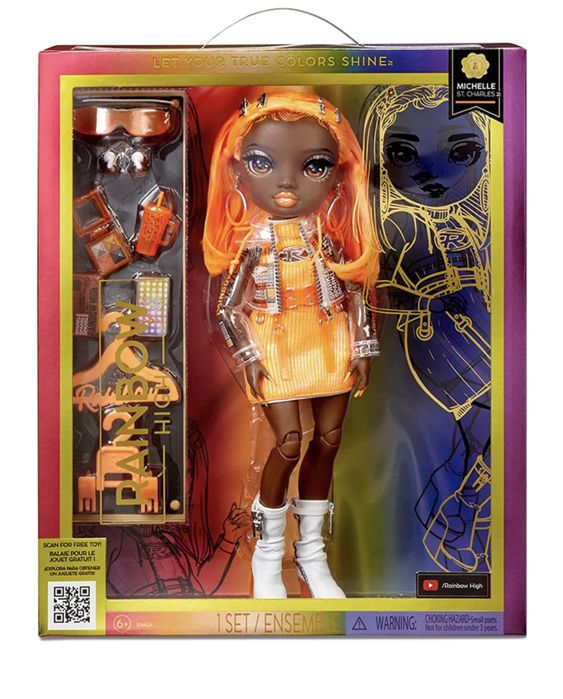 Лялька Rainbow High Michelle Рейнбоу Хай Мішель Ст. Чарльз нова серія