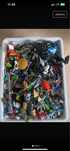 Box lego z innymi czesciami i Mix figurek Lego i części oraz broni