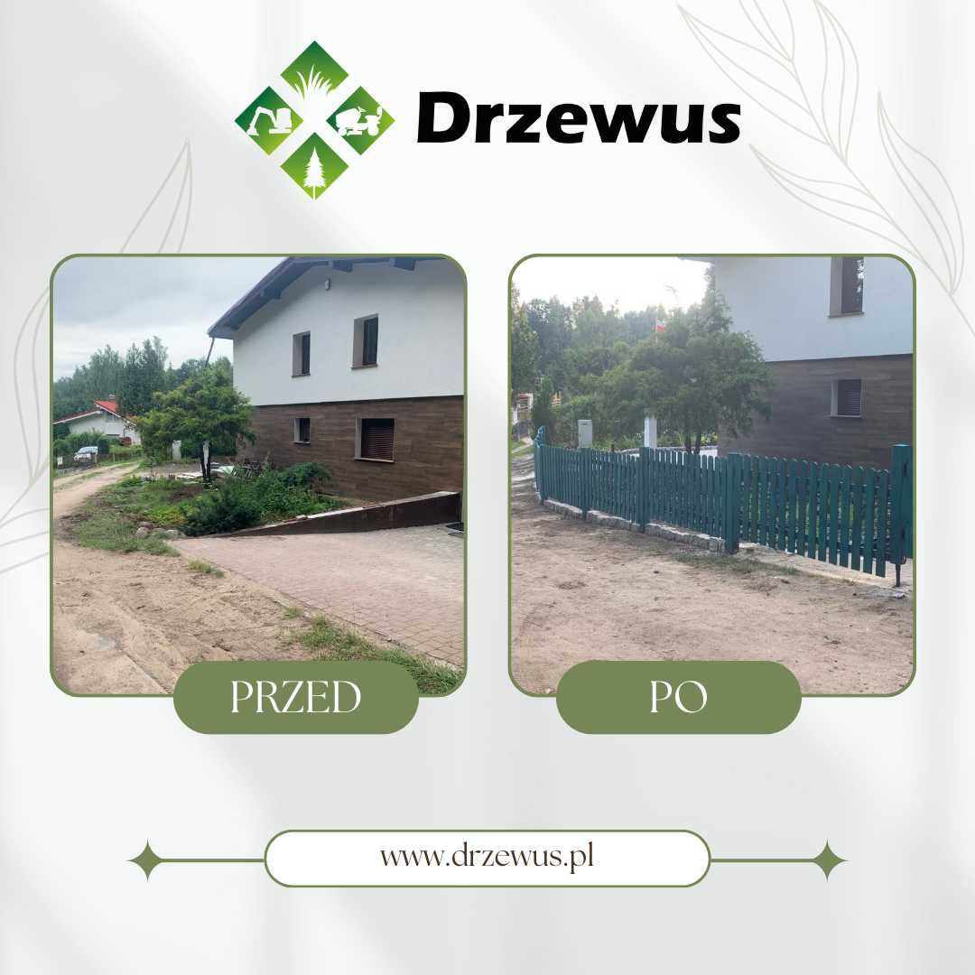 Montaż ogrodzenia panelowego/ drewnianego/ z żerdzi/siatki
