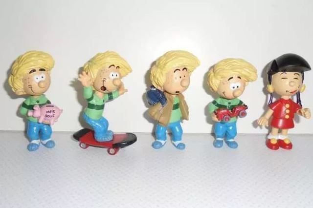 Coleção completa Bonecos figuras pvc Cédric - bd belga Raoul Cauvin