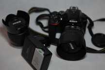 Nikon d5500 + dwa obiektywy + torba