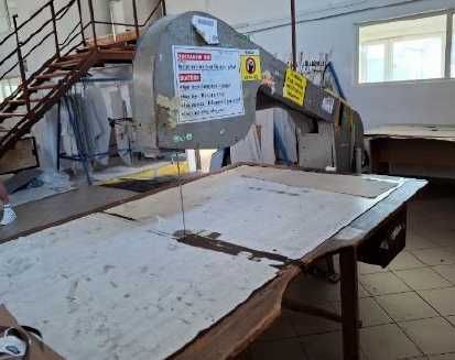 Piła taśmowa do cięcia pianki - Syndyk sprzeda