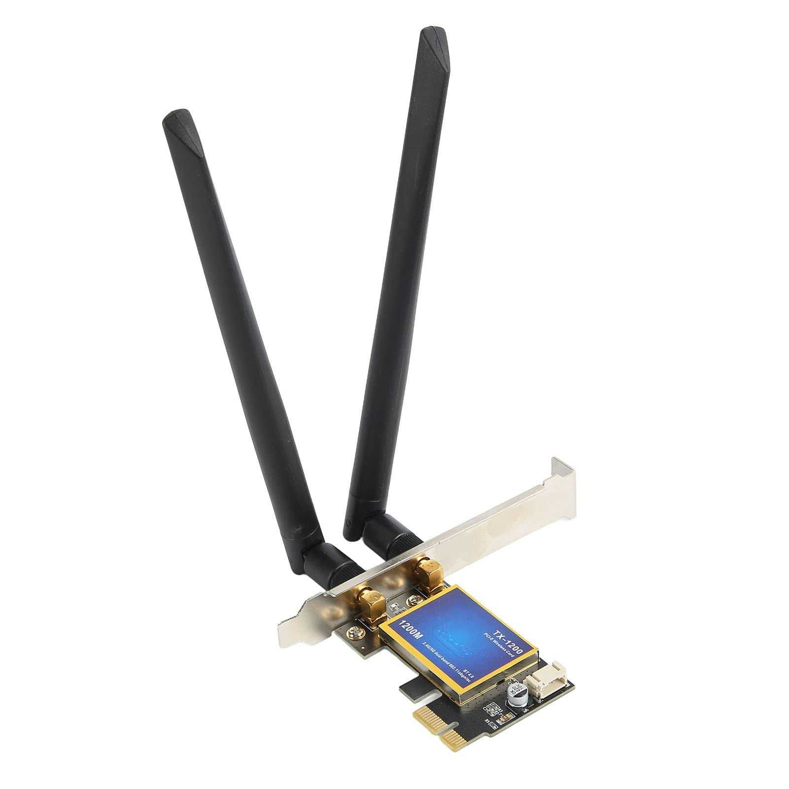 Мережева карта для ПК WiFi 5  адаптер + Bluetooth 4.0 PCIе