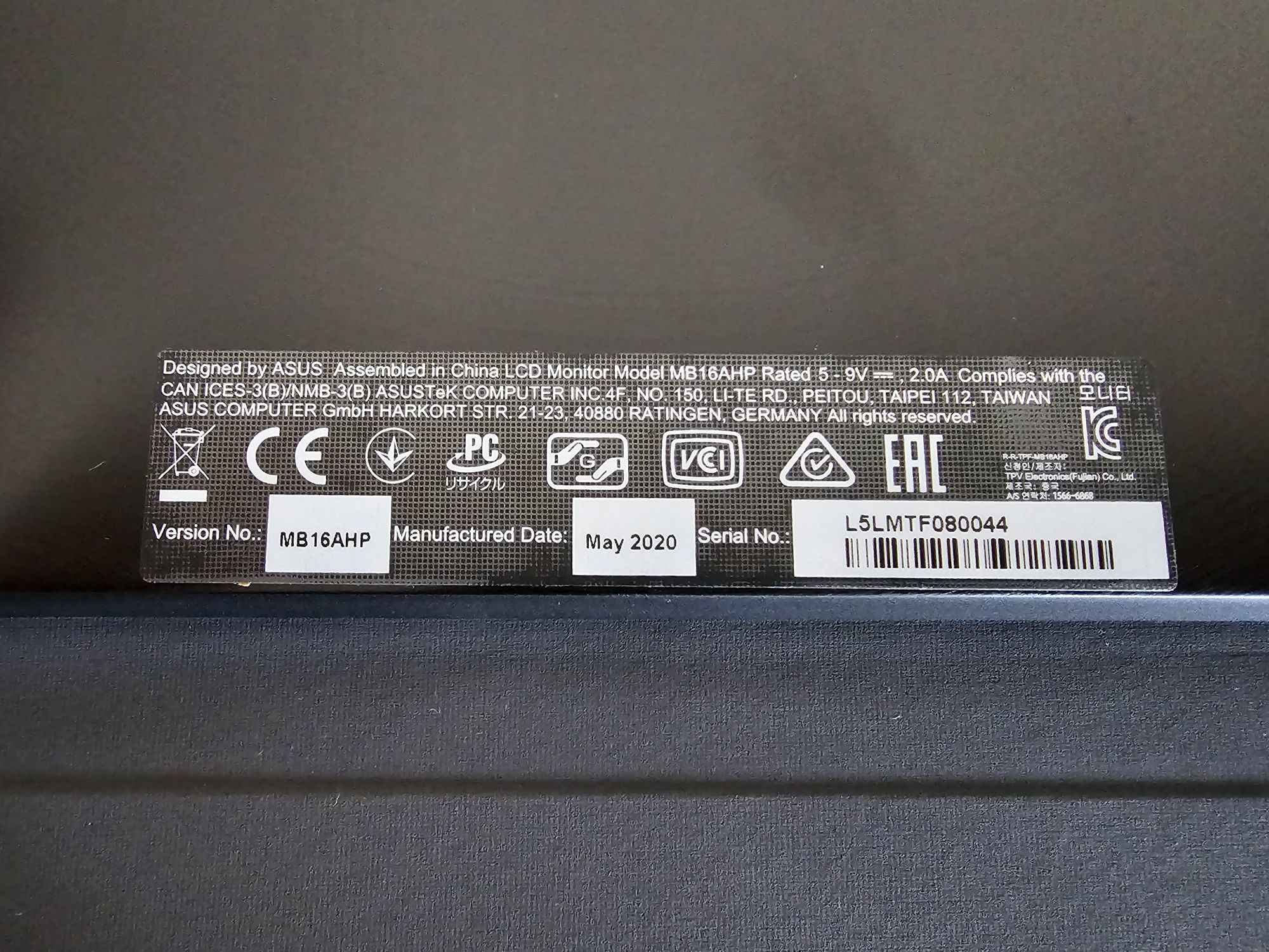 Ecrã Portátil LED HDMI Asus 15.6 como Novo