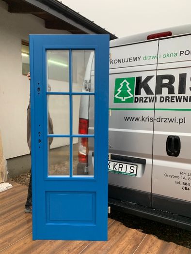 Drzwi zewnętrzne drewniane NA KAŻDY WYMIAR  Montaż cała Polska