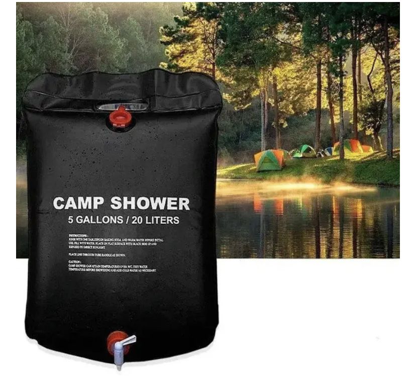 Портативний душ 20л Camp Shower Літній туристичний душ для кемпінгу