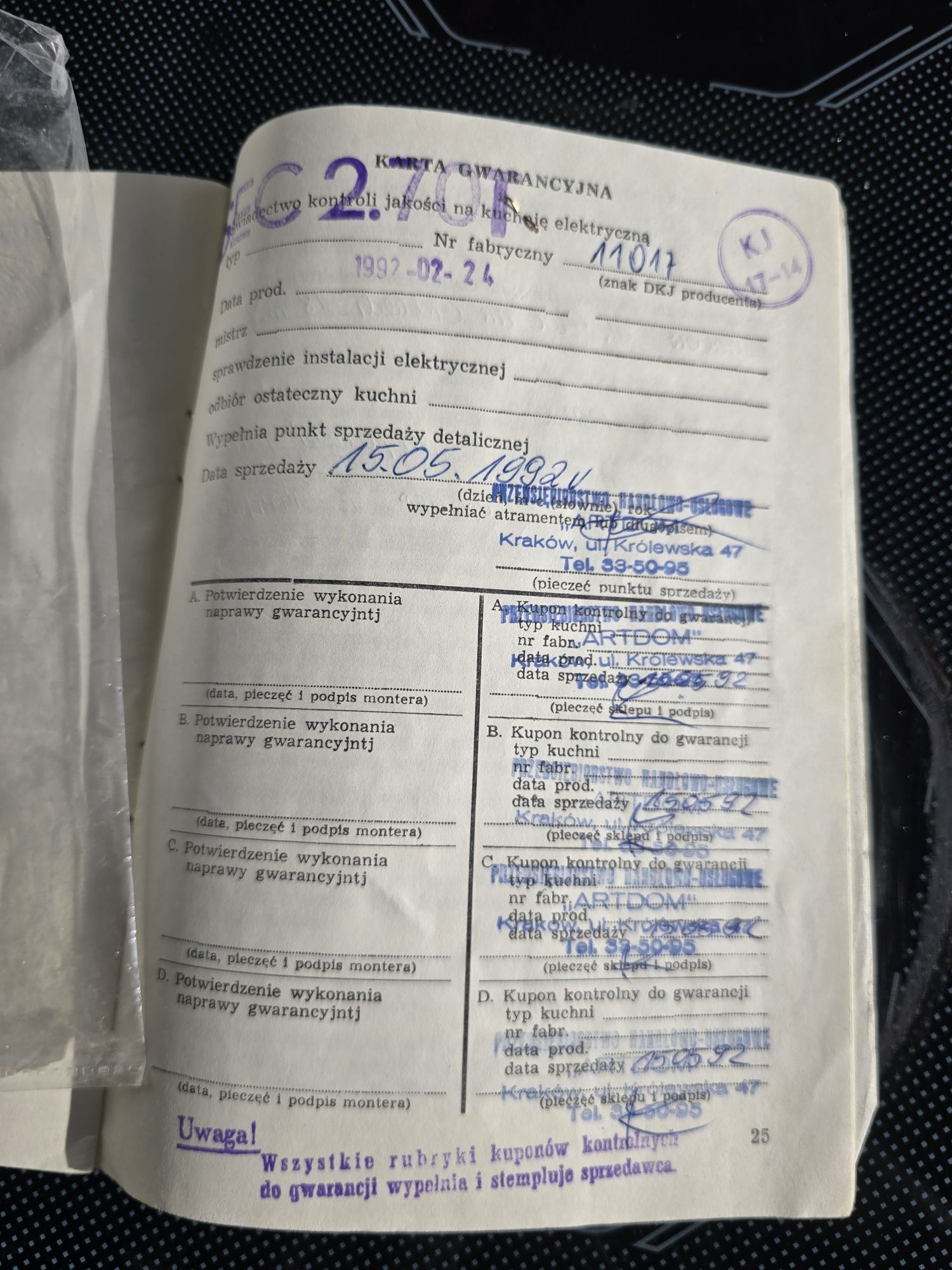 Sprzet agd lata 80
