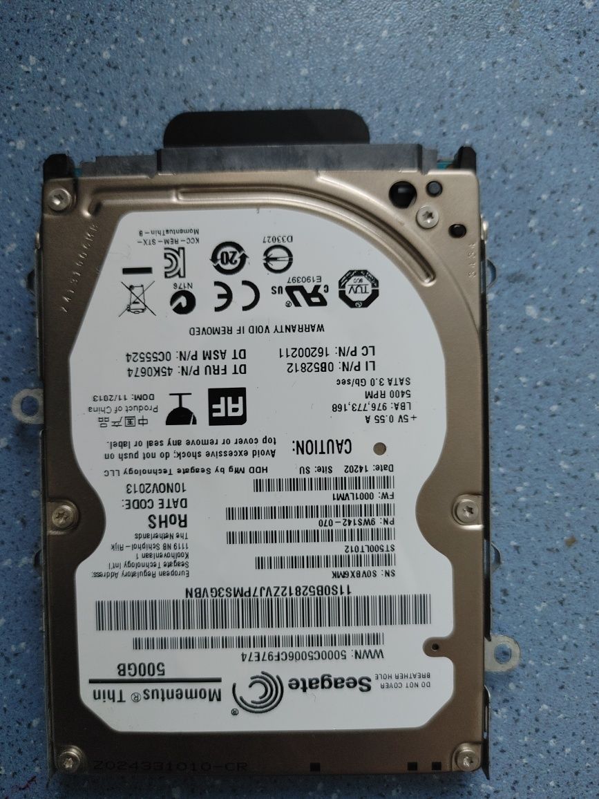 Hdd 500gb seagate