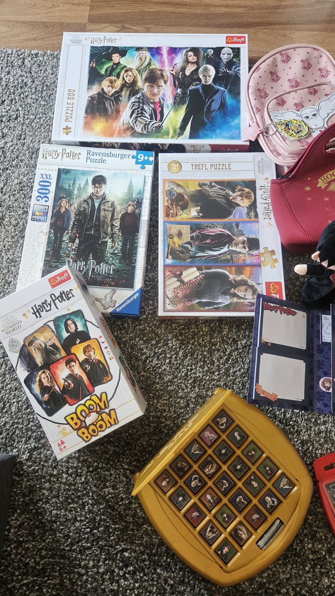 Harry Potter gadżety, ponad 20 sztuk I strój 130- 150