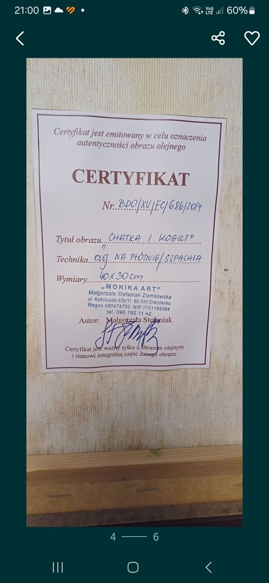 Oryginalne obrazy Małgorzata Stefaniak