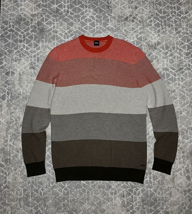 Стильний вʼязаний светр джемпер Hugo Boss-пуловер-Розмір XL