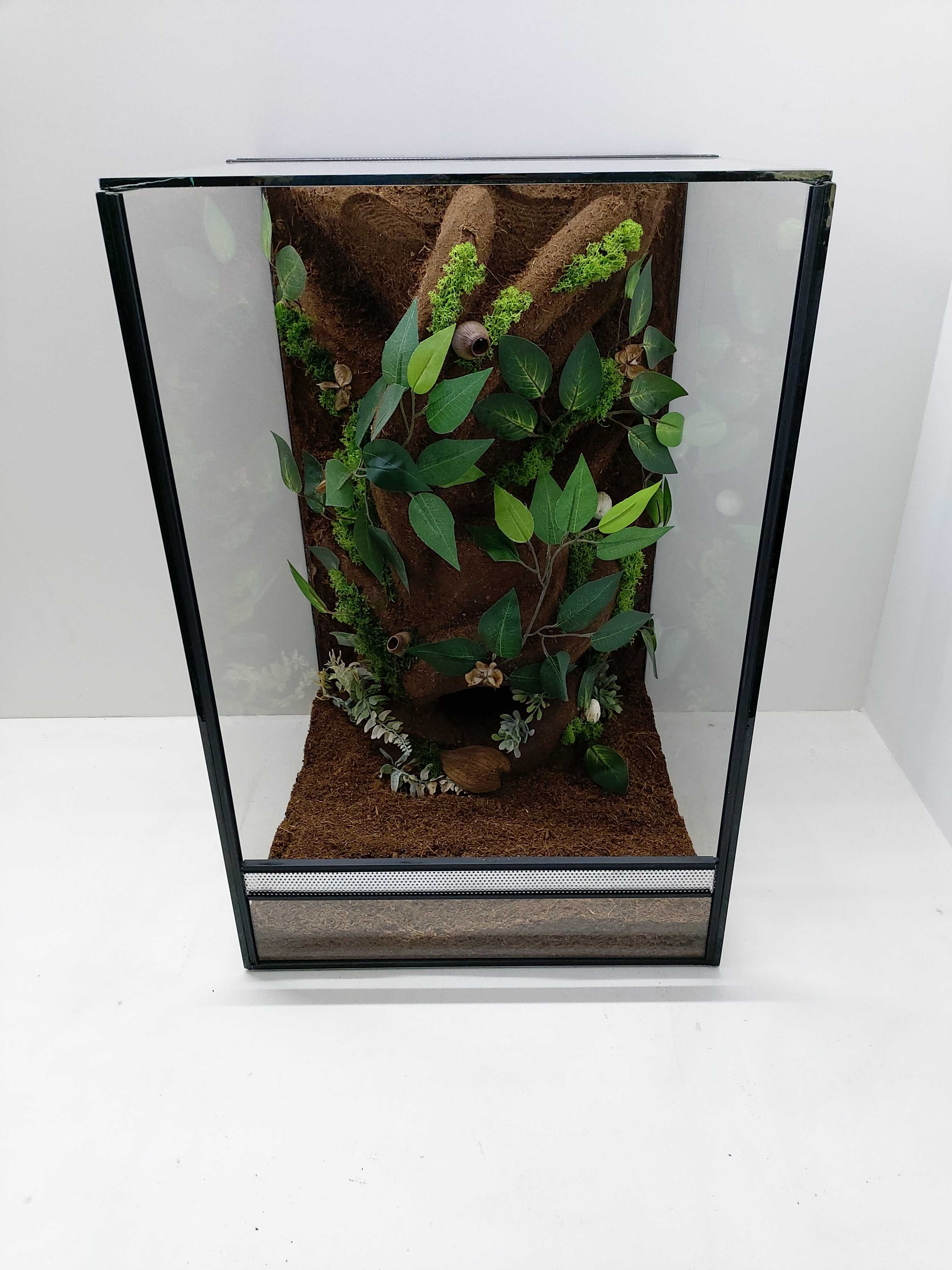 Terrarium dla gekona orzęsionego, płaczącego, pająka TW05T AquaWaves