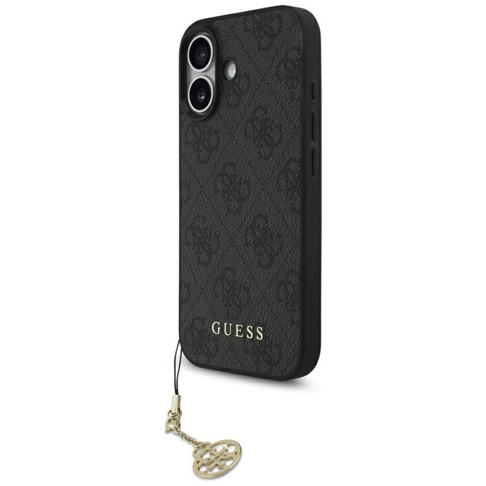 Oryginalne Etui GUESS 4G Charms Collection MagSafe do Iphone 17 czarny