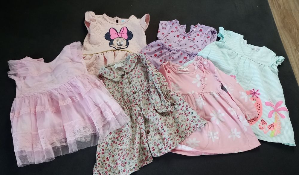 Paczka ciuchów dla dziewczynki 80