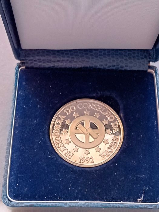 Medalha prata 925% 1 onça, Centro Cultural Belém 1992 novaConselho