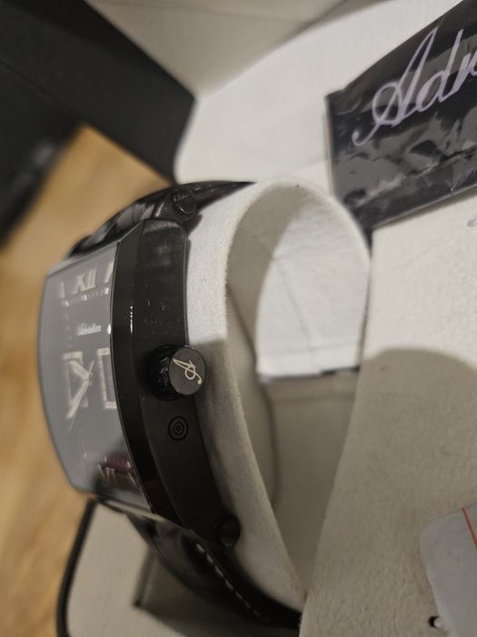 Zegarek męski Adriatica prostokąt koperta stan idealny