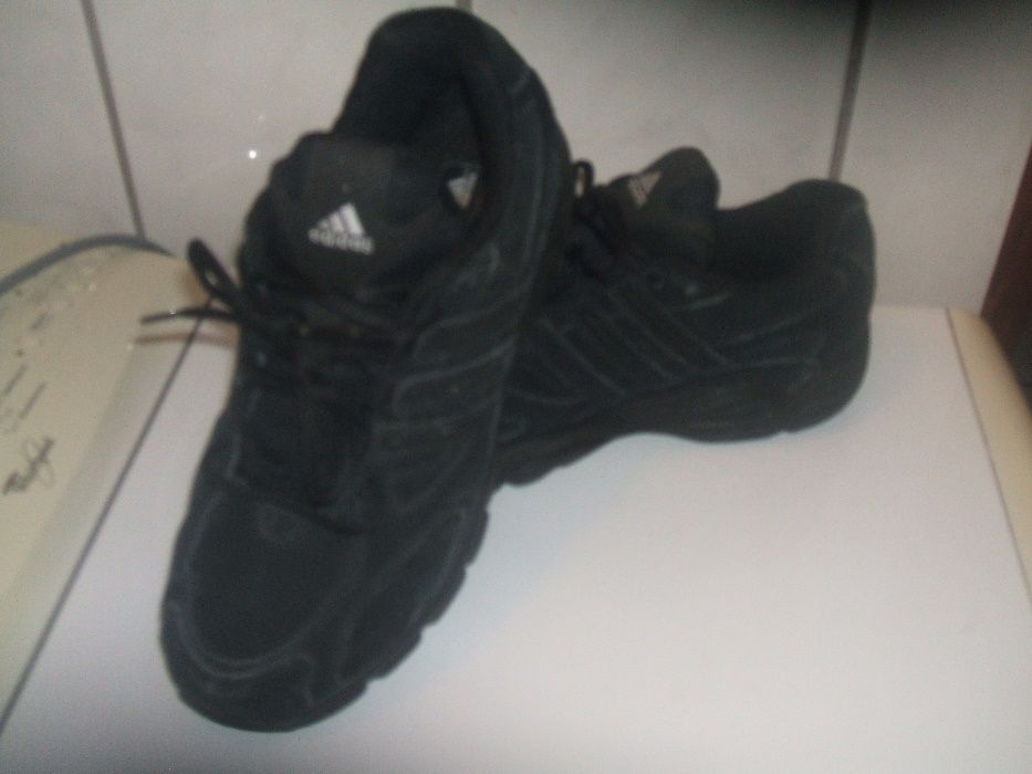 buty męskie skórzane adidas 41 czarne