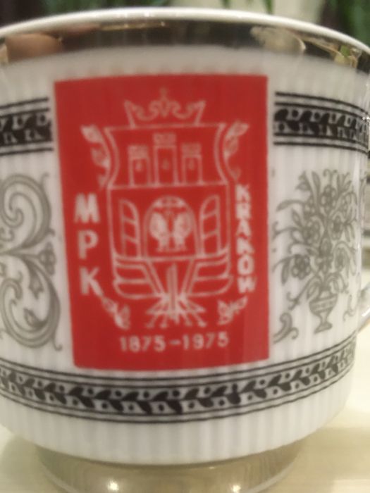 50 letni Komplet ze 100 lecia MPK w Krakowie. Staroć z czasów PRL-u.