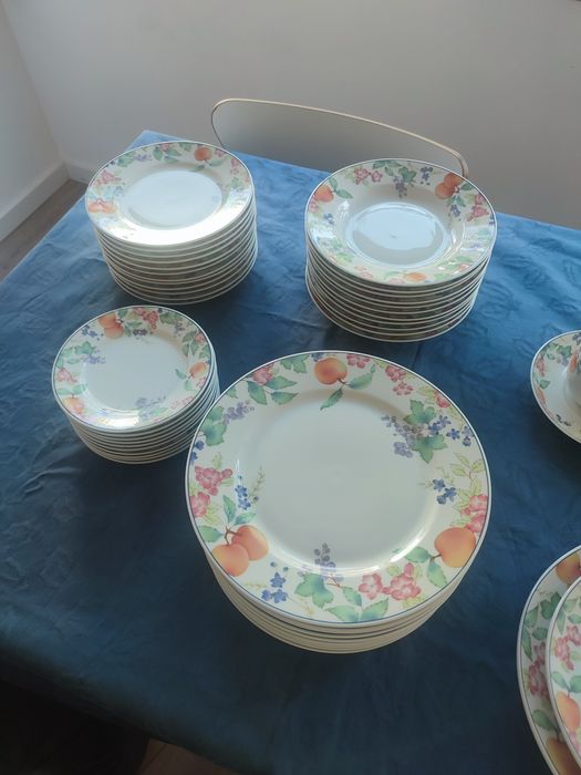 Conjunto Vista Alegre Pomar 51 peças