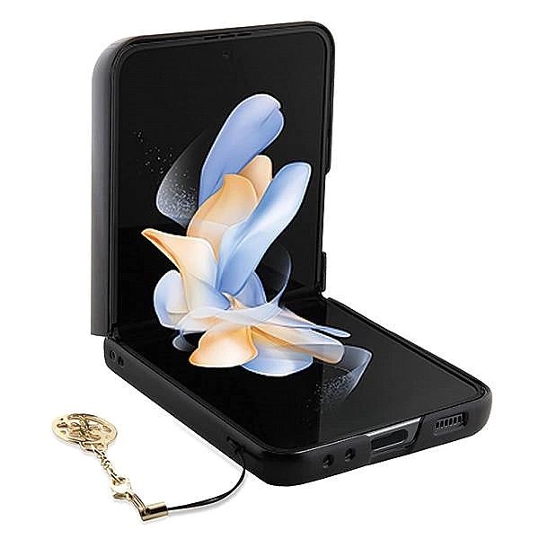 Etui Guess 4G Charms Collection na Samsung Galaxy Z Flip 5 - brązowe
