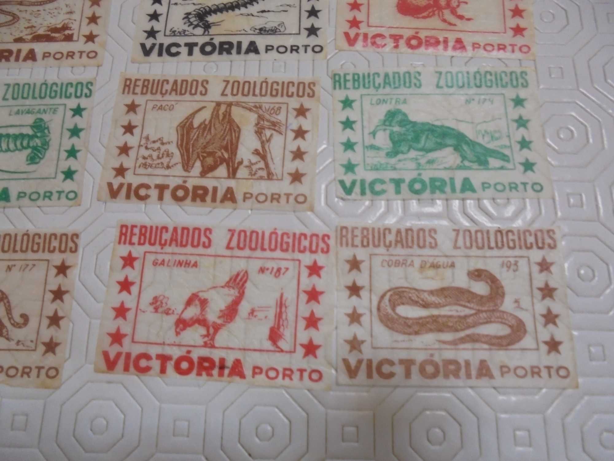 24 cromos Rebuçados Vitória Zoológicos anos 60
