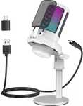 NJSJ Mikrofon komputerowy, gamingowy USB do PC, PS4, PS5, Mac, tel.