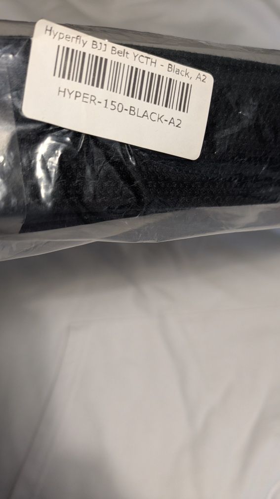 Faixa preta jiu-jitsu Hyperfly nova