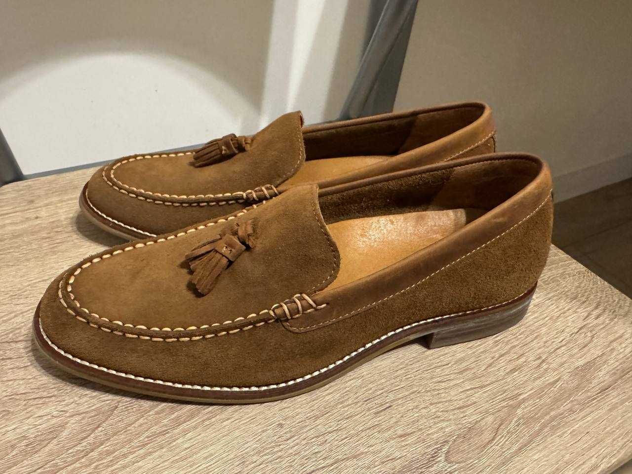 Мокасины, туфли, топсайдеры Sperry Topsfield Tassel Taupe Suede 45 р.