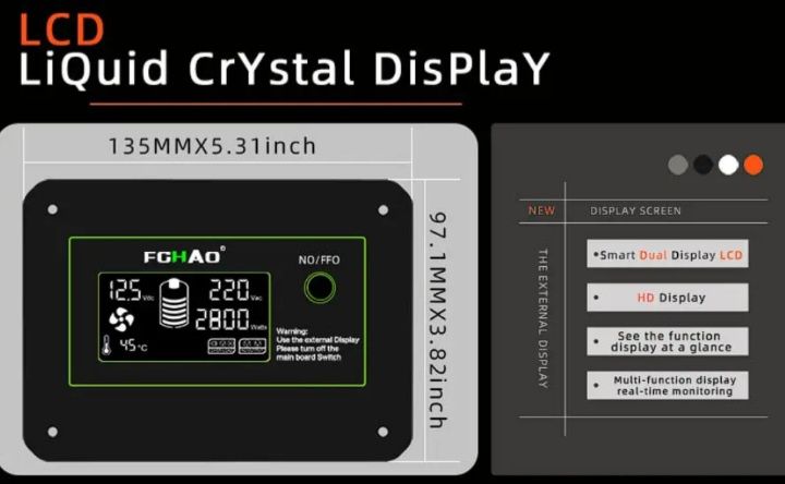Інвертор 2000Вт/4000Вт 12-220В з чистою синусоїдою (перетворювач напру
