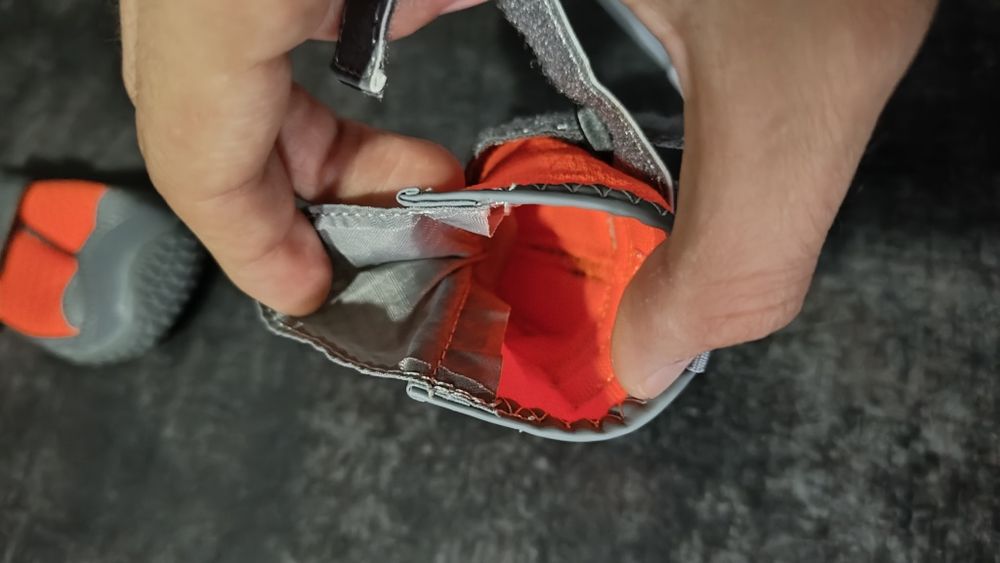 Zimowe buty dla psa, śniegowce, pomarańczowe, 4 szt rozmiar 3