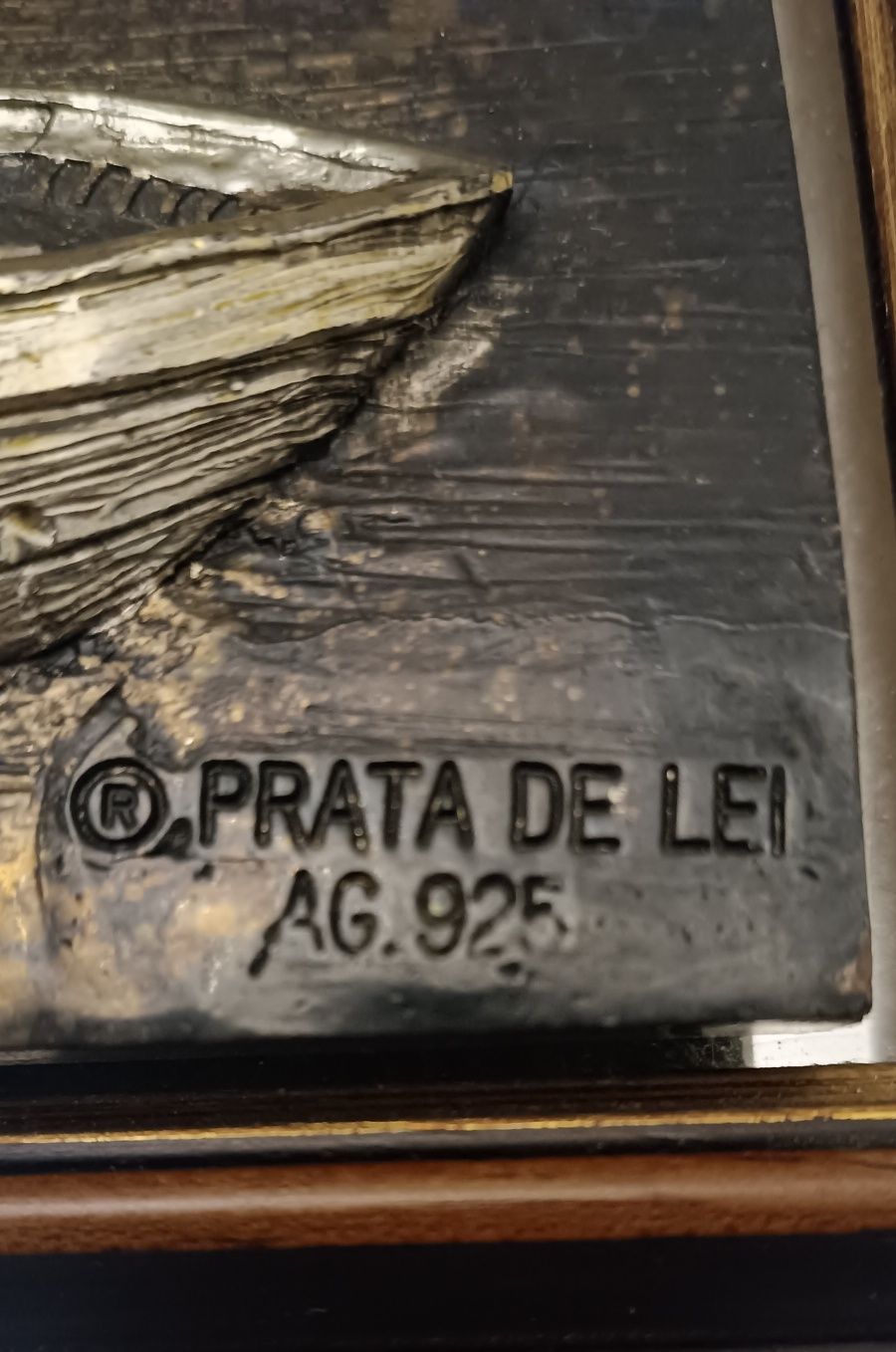 Quadro em prata muito bonito