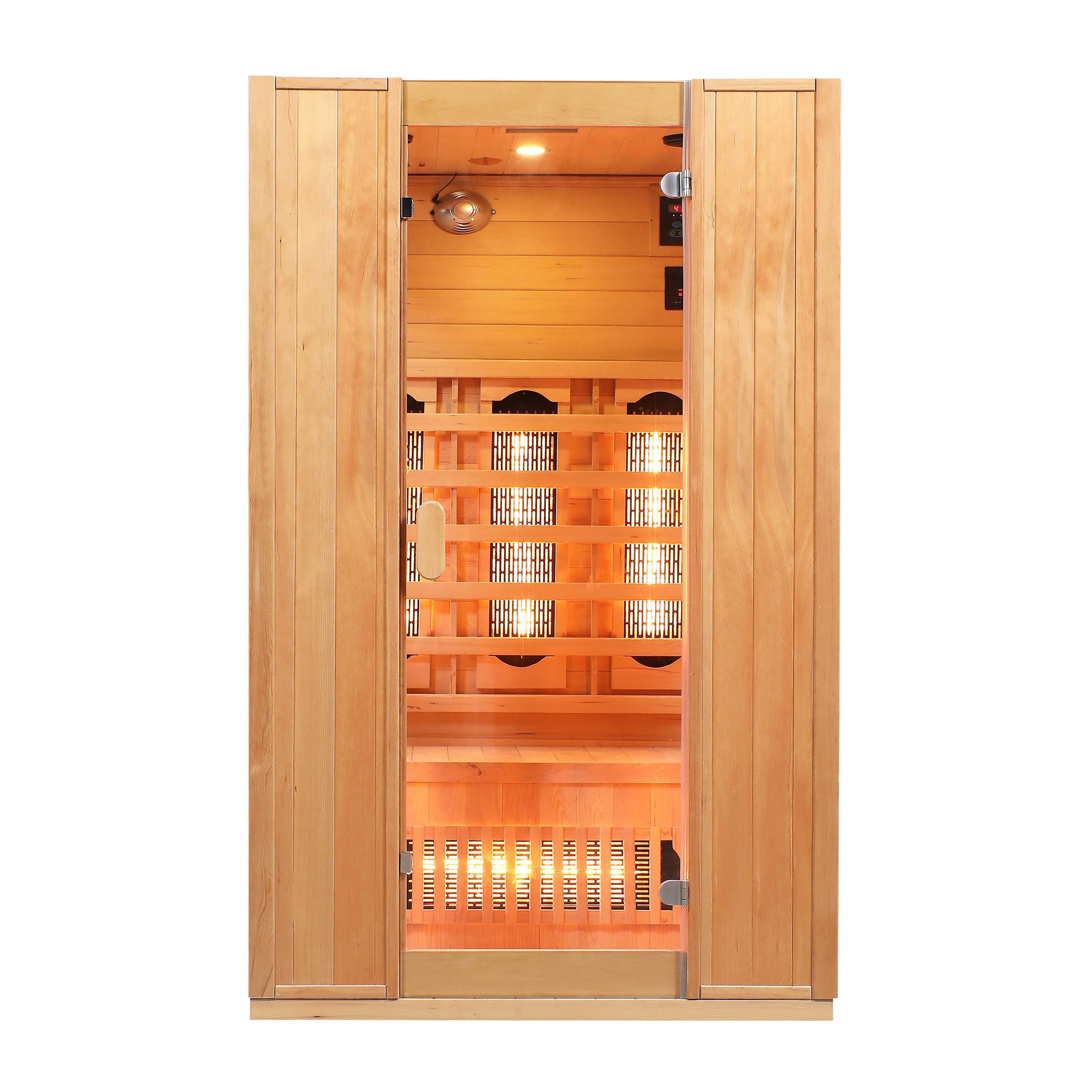 SAUNA INFRARED RIMINI BEZBARWNA 75°C 6 Promienników Kwarcowych