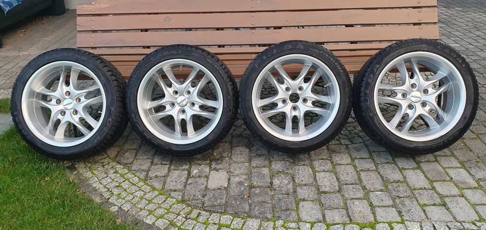 Koła Ronal 17"  Szeroki Rant  - ładne 225/45ZR17 BMW E46