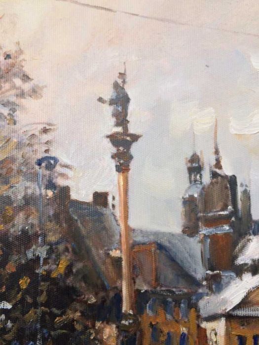 Obraz olejny na płótnie ,30x40cm Warszawa