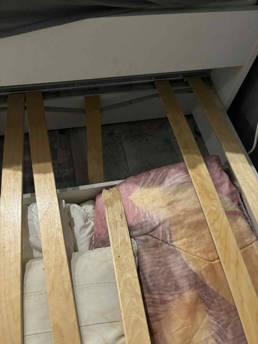 SLÄKT łóżko rozkładane 90x200 cm