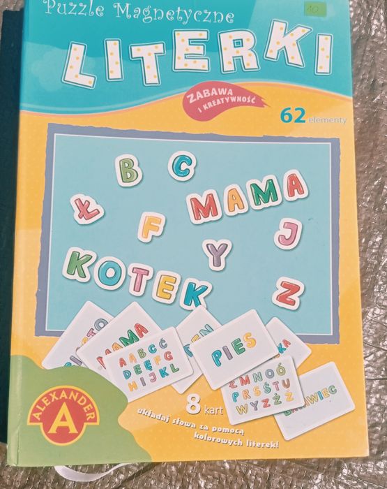 Puzzle magnetyczne literki