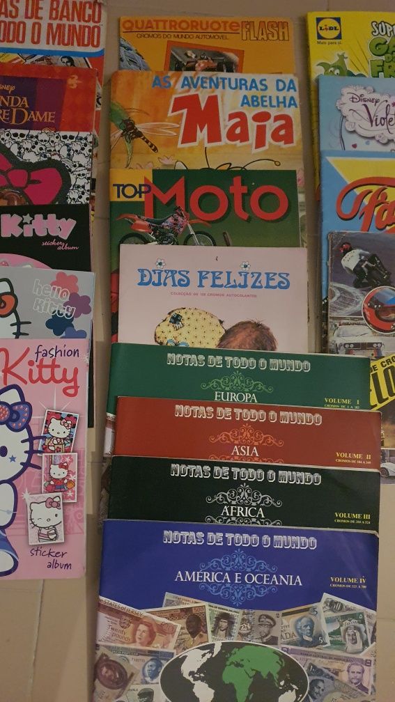 Cadernetas cromos