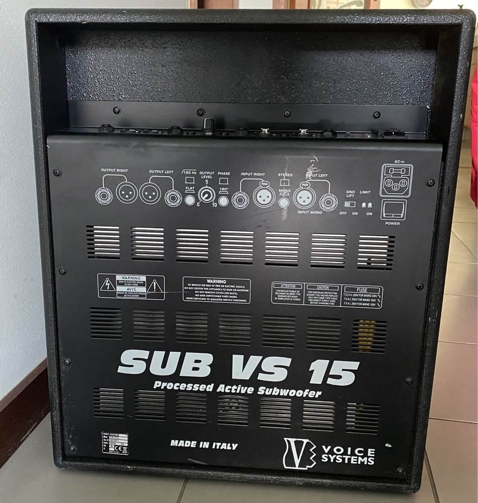 Sub voice systems 15