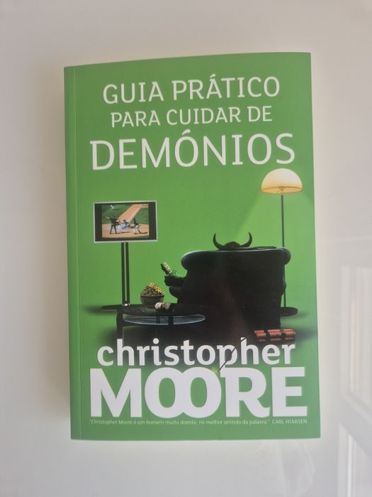 Livro NOVO "Guia Prático para cuidar de Demónios" de Christopher Moore