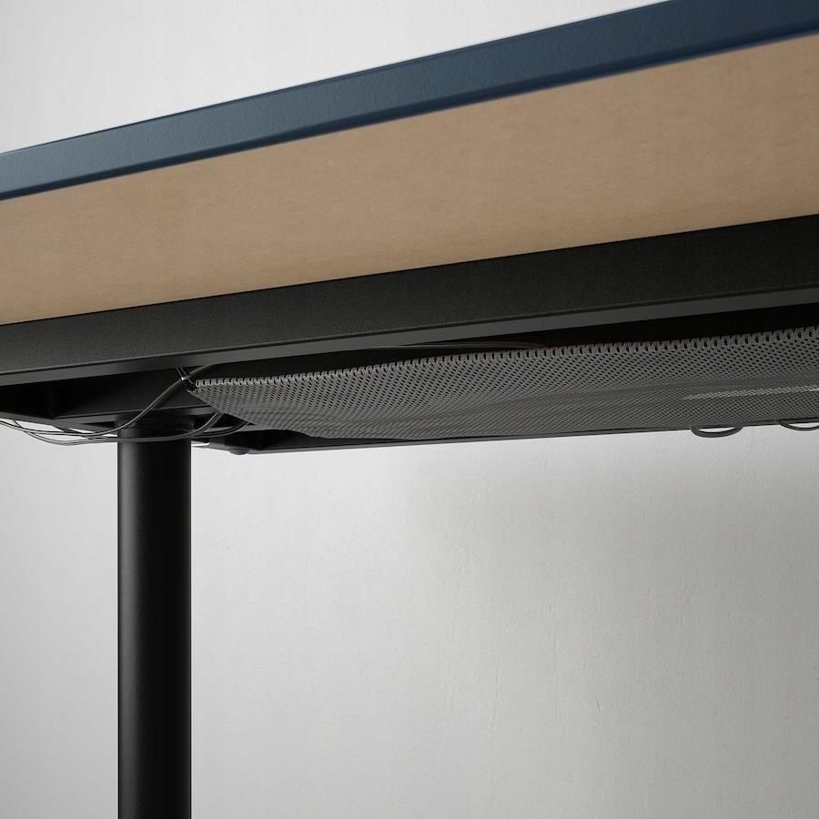 Biurko IKEA bekant 19240 niebieskie 160x80 jak nowe !