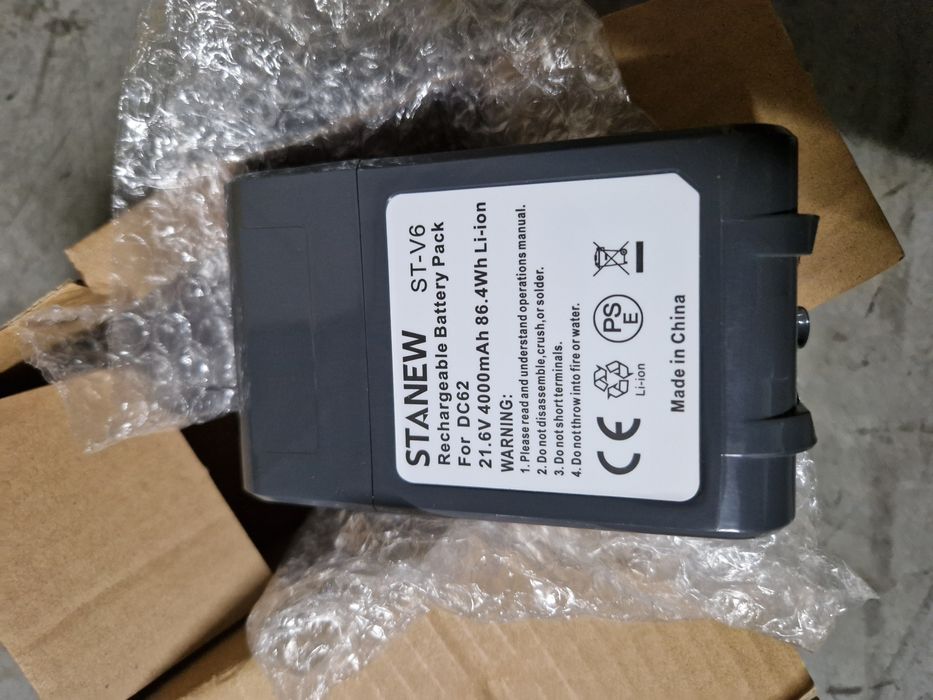 Bateria para aspirador V6 + 2 filtros