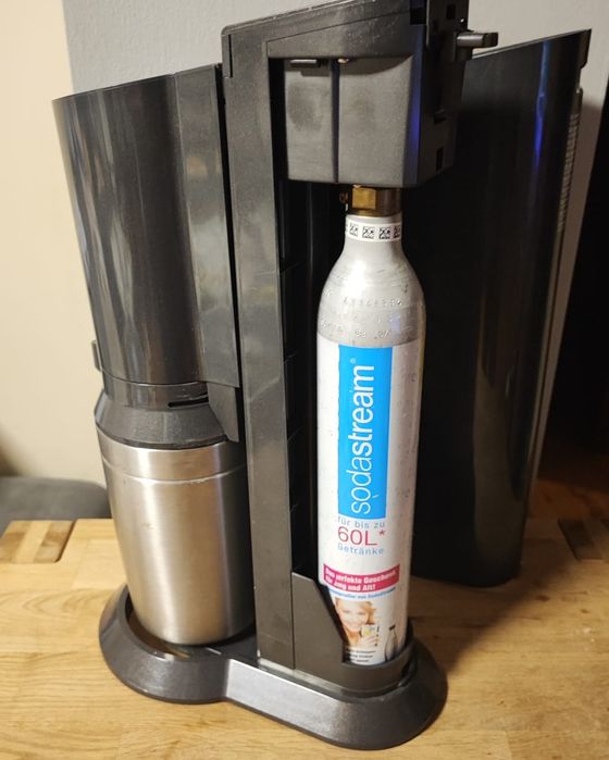Komplet Soda Stream Crystal, 2 karafki pełny  nabój