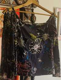 Guess Blusa Floral sem Ombro